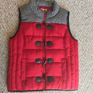 Ruff Hewn red Puffer Vest Size L #213